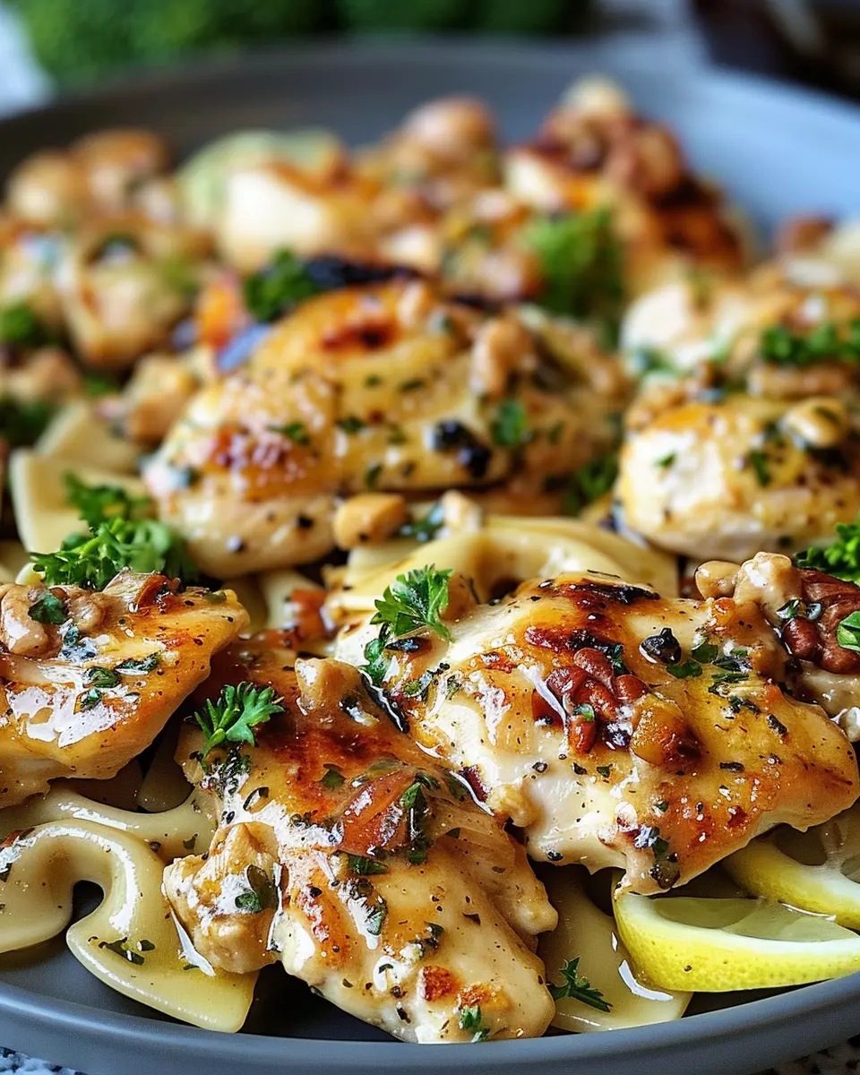Cowboy Butter Lemon Bowtie Chicken: A Juicy Comfort Dish