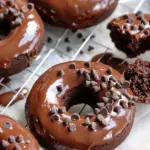 Healthy Chocolate Protein Donuts (Gluten Free, Paleo)