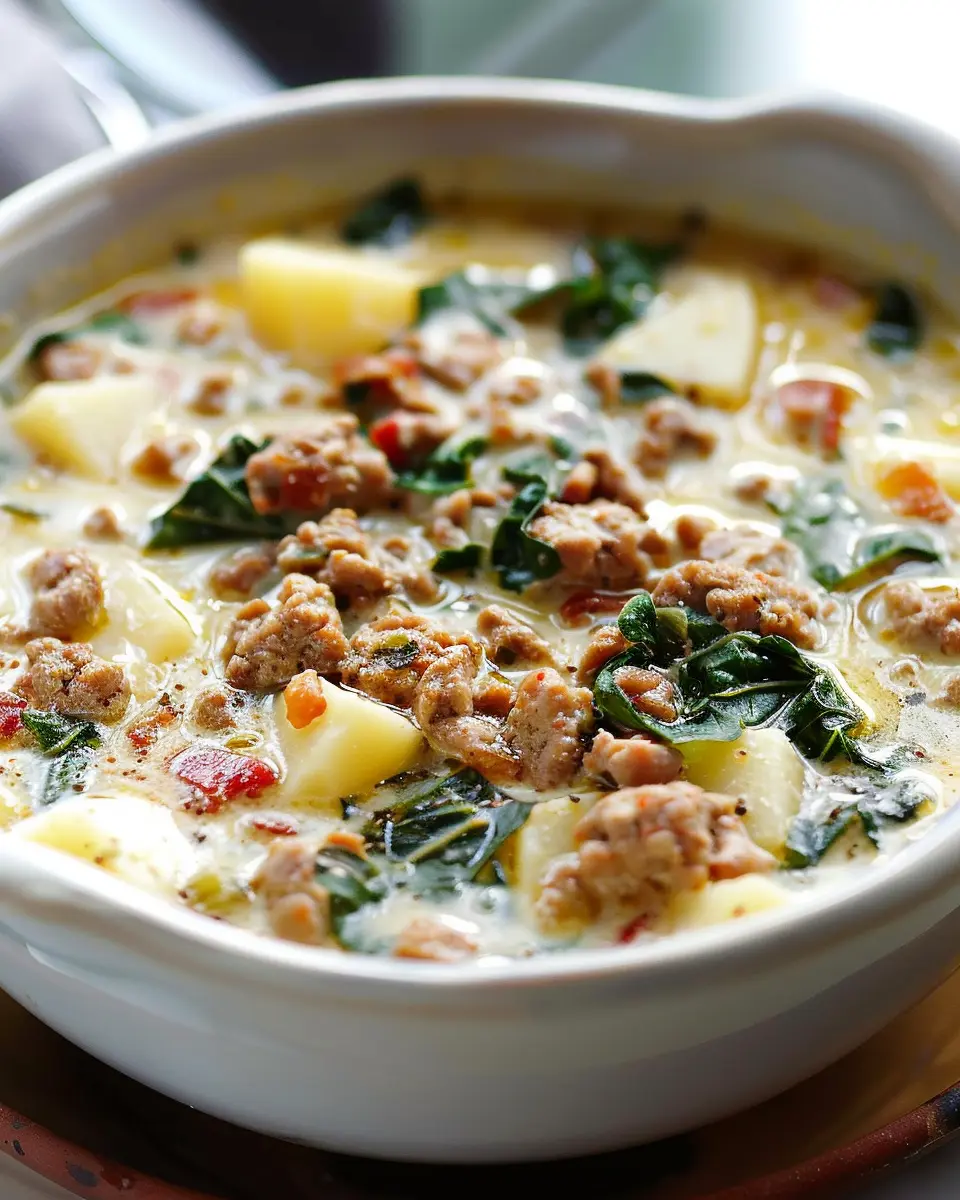 Zuppa Toscana Soup: A Comforting Bowl of Flavorful Turkey Bacon Delight