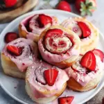 Vegan Strawberry Sweet Rolls