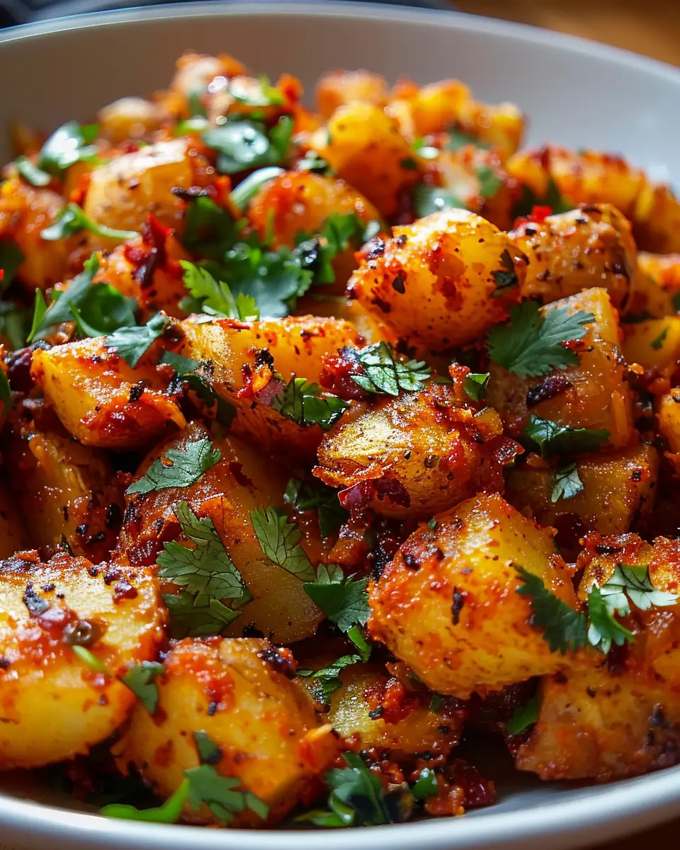 Spicy Mexican-Style Street Potatoes: Easy Homemade Recipe with Turkey Bacon
