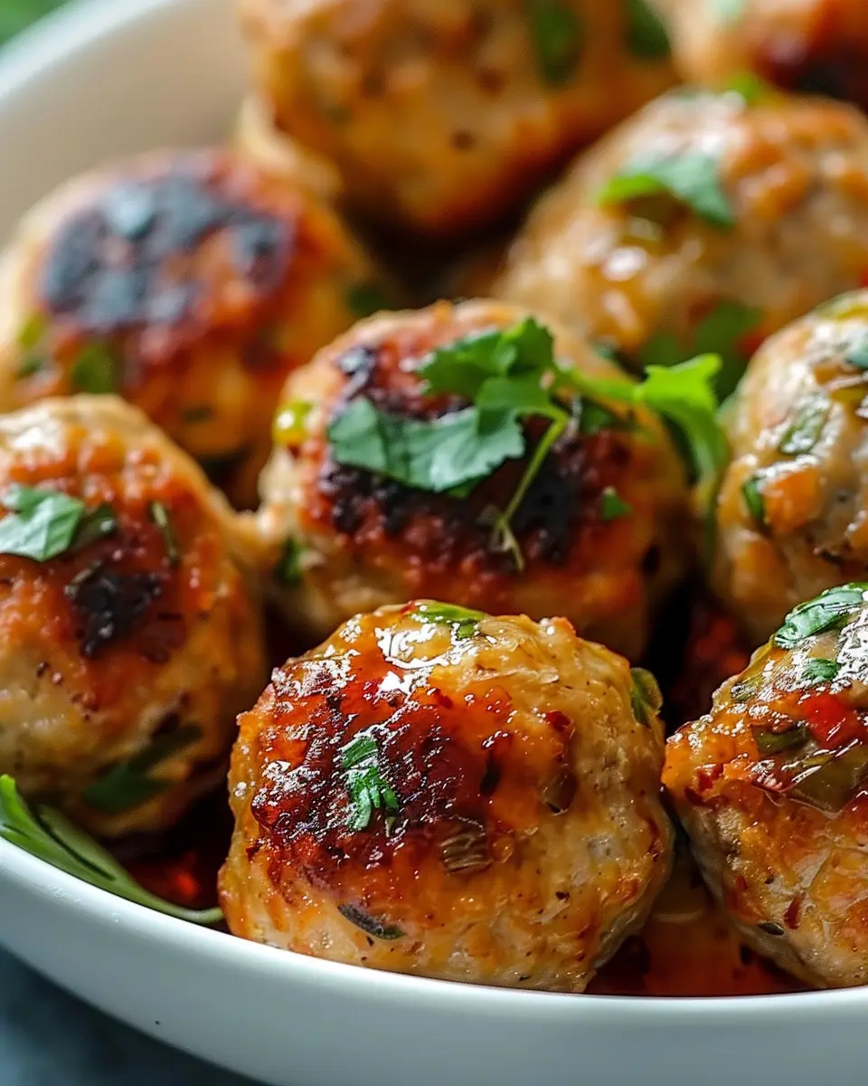 Easy Thai Baked Chicken Meatballs: A Juicy Twist on Comfort Food