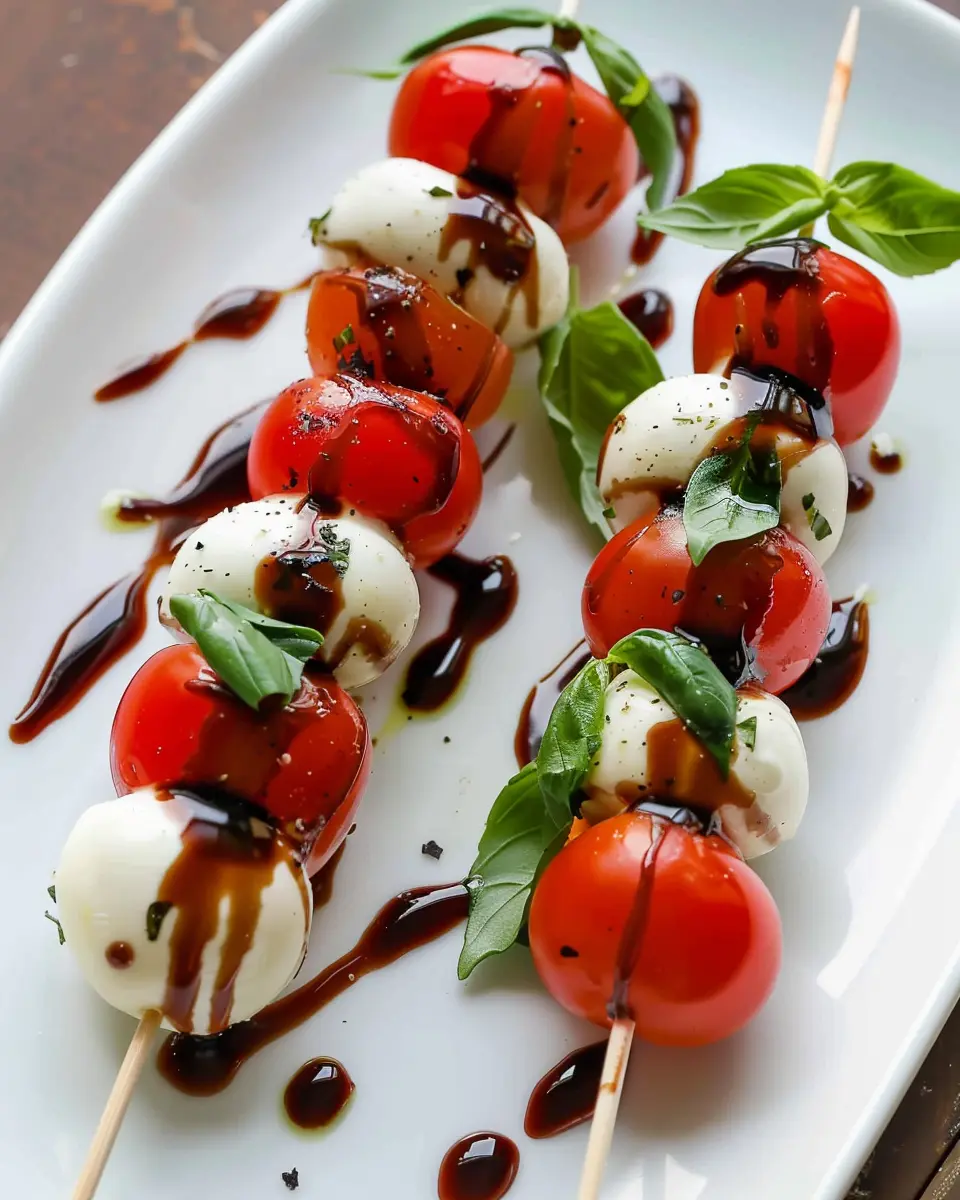 Valentine’s Caprese Skewers: Easy Love Bites for Your Sweetheart