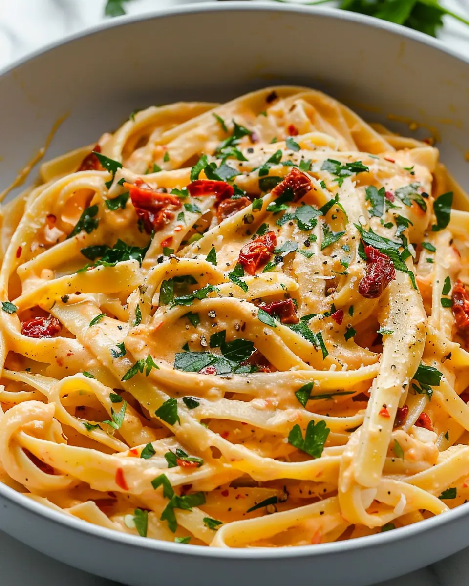 Vegan Creamy Sun Dried Tomato Pasta Recipe for Easy Weeknight Dinners