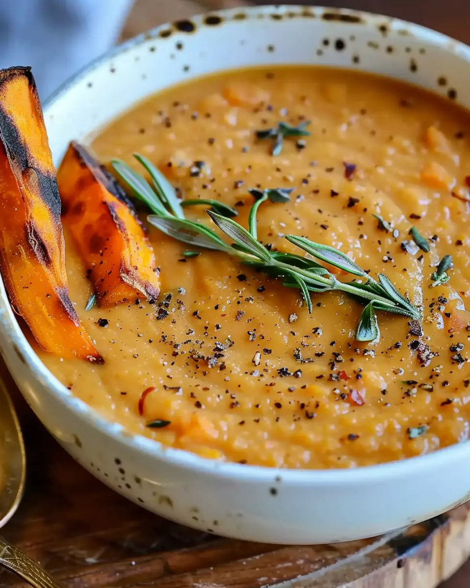 Roasted Italian Sweet Potato Soup: A Cozy, Healthy Delight