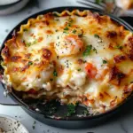 pinit Print Recipe Seafood Lasagna with Lobster and Shrimp