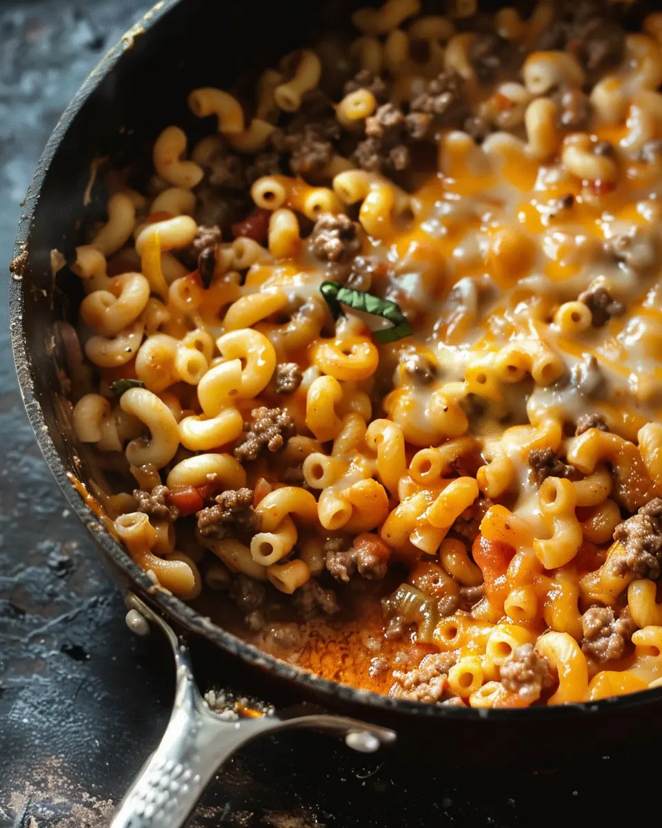 One Pot Cheeseburger Macaroni: Easy Recipe in 30 Minutes
