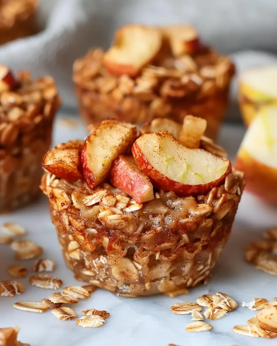 Tasty Baked Apple Cinnamon Oatmeal Cups: A Cozy Breakfast Treat