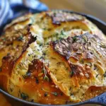 Garlic Herb Dutch Oven Bread
