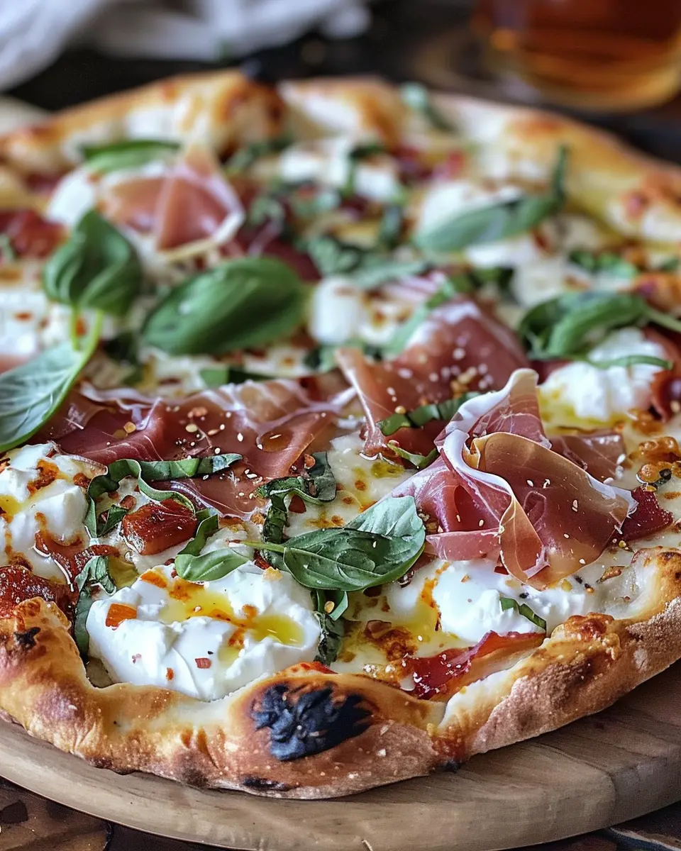 Perfect Prosciutto and Honey Burrata Pizza Recipe: Easy Indulgence at Home