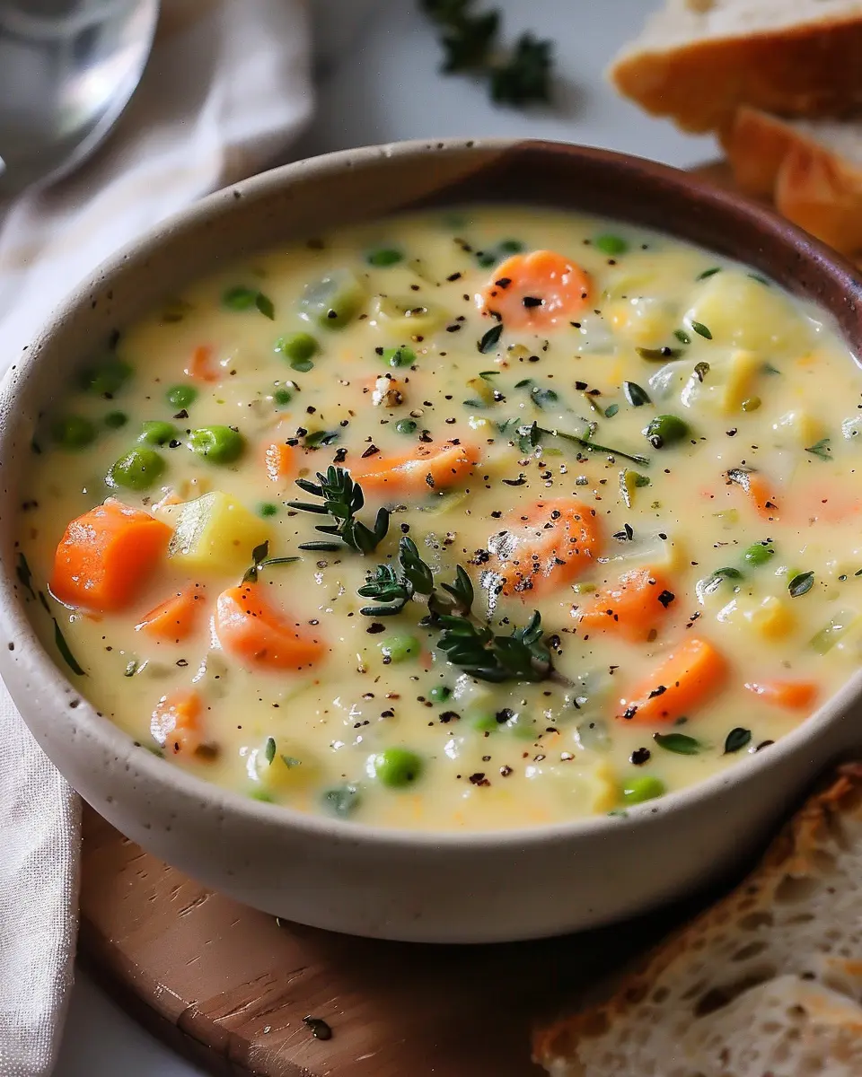One-Pot Creamy Vegetable Soup: Easy Comfort in Every Bowl