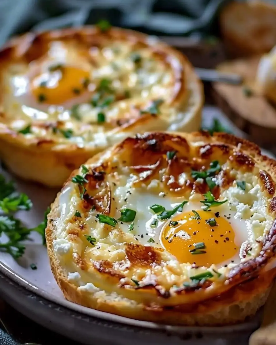 Baked Cottage Cheese Eggs with Turkey Bacon for a Healthy Twist