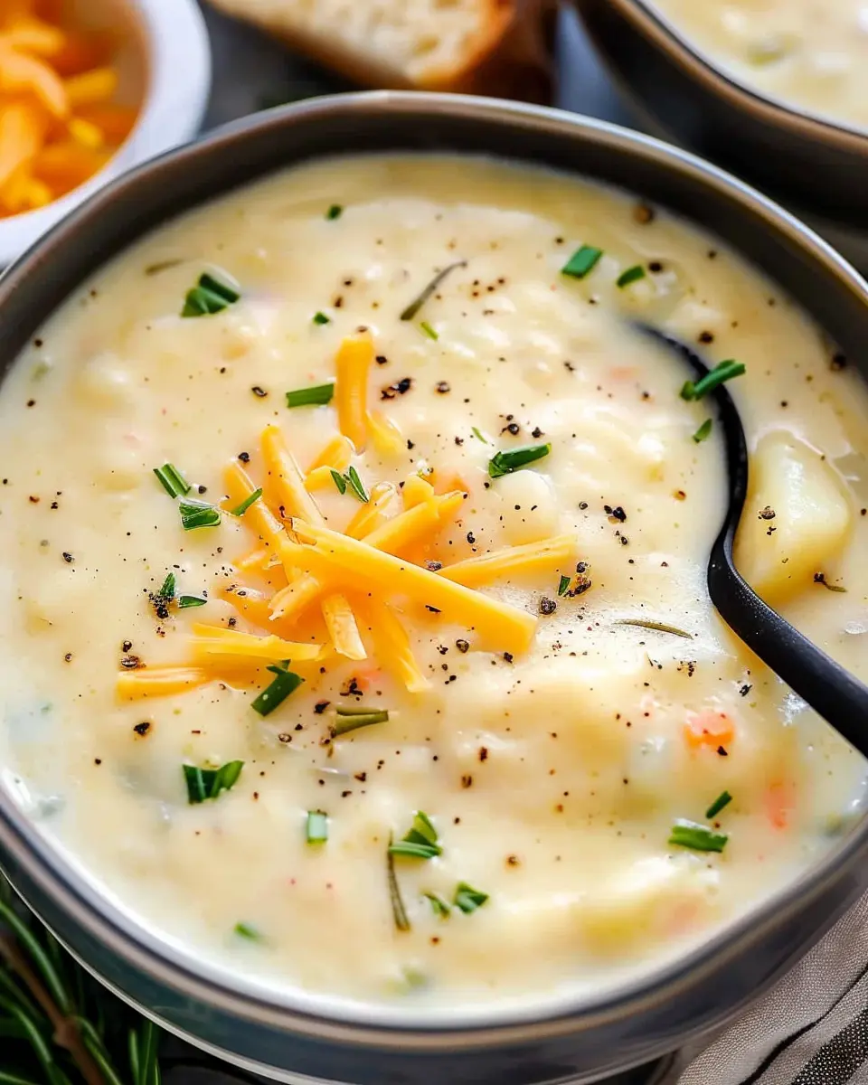 Creamy Potato Soup with Turkey Bacon: A Cozy Comfort Delight