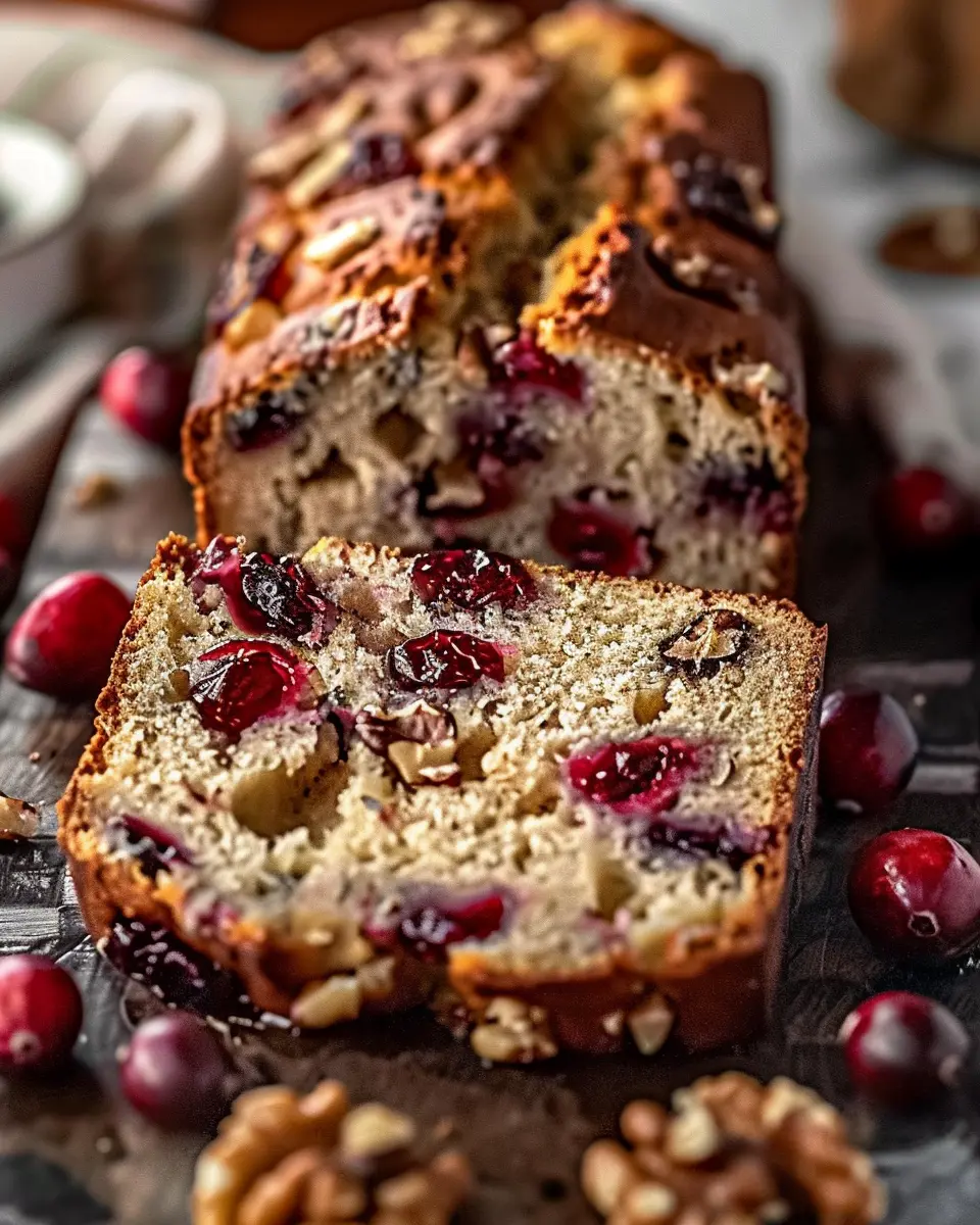 Cranberry Walnut Bread: Easy Delight for Homemade Moments