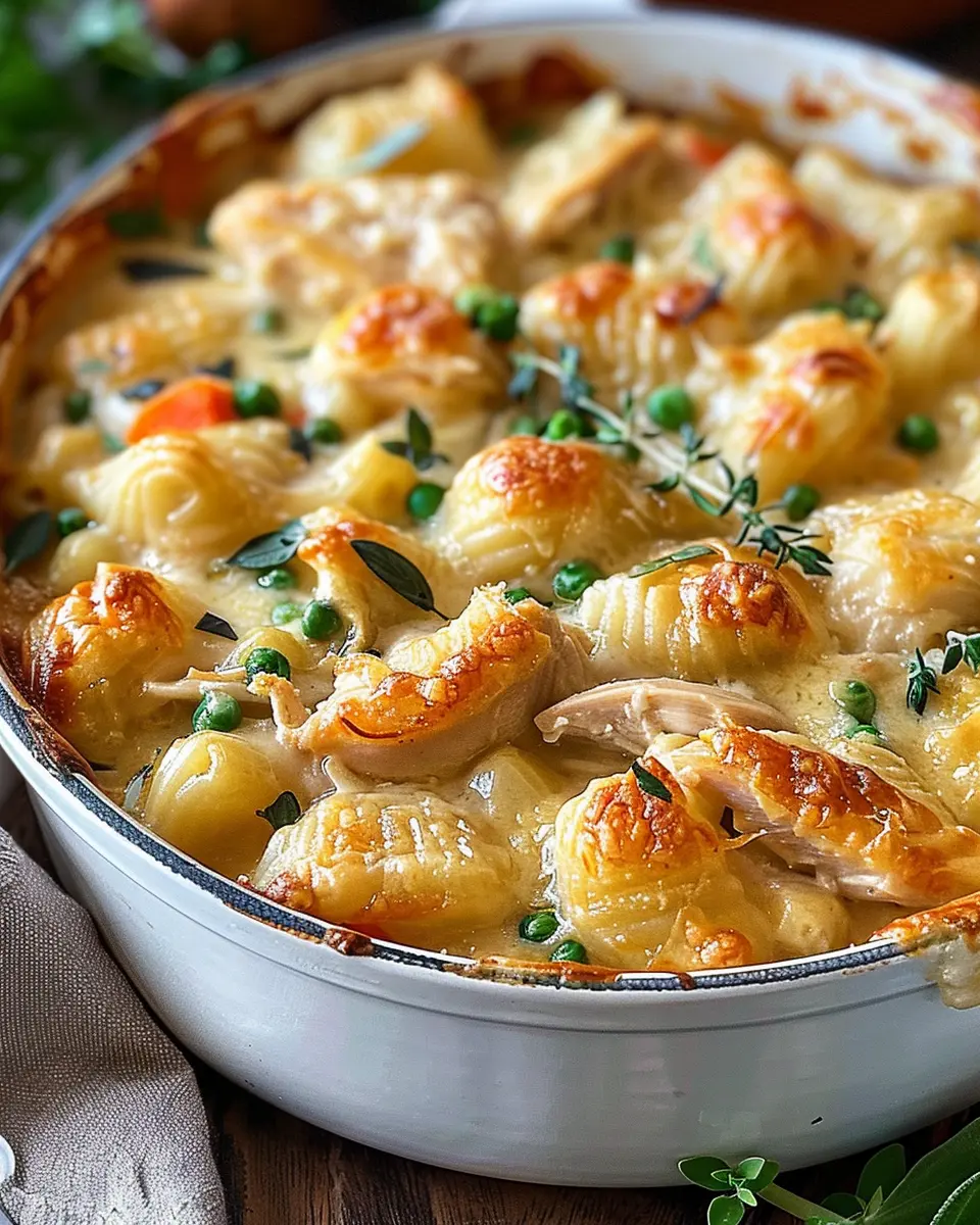 One Pot Gnocchi Chicken Pot Pie: Easy Comfort Food Delight