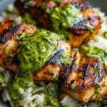 Peruvian Chicken And Rice with Green Sauce Recipe
