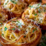 Spaghetti Garlic Bread