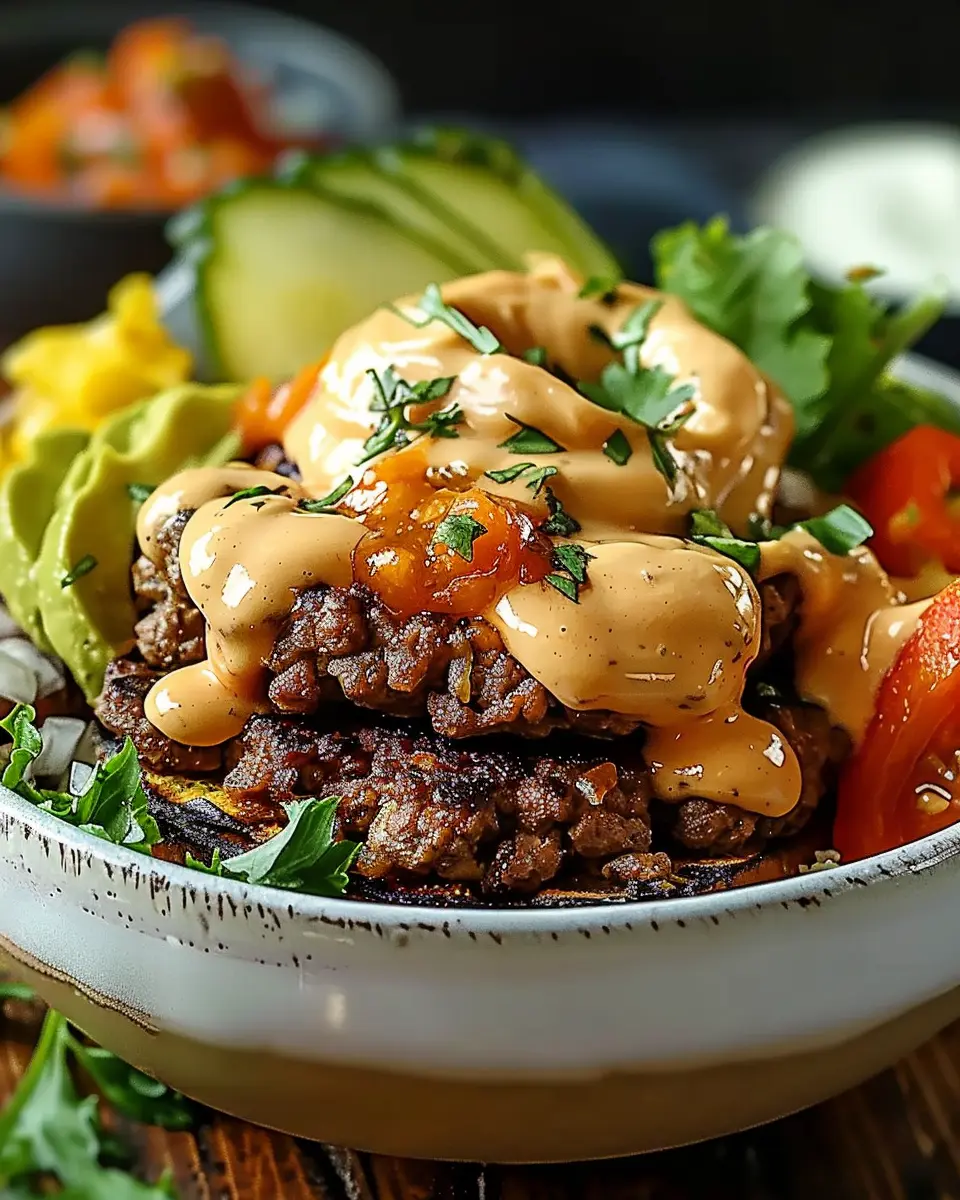 Easy and Flavorful Burger Bowls: A Juicy Twist on Comfort Food
