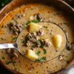 Cheesy Beef and Potato Soup