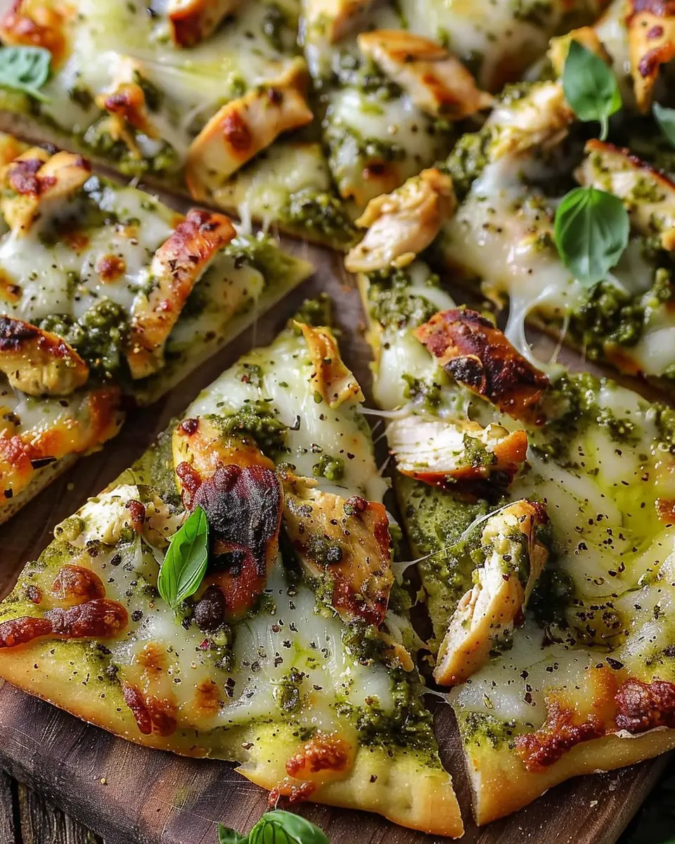 Chicken Pesto Flatbread: Easy Recipe for a Flavorful Meal